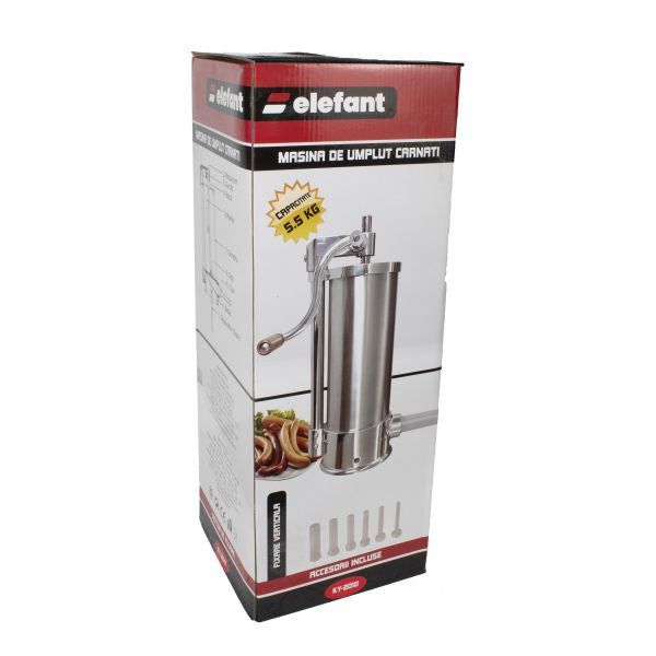 Aparat de Facut Carnati Elefant KY2010, 5 kg, metal/inox, Vertical 6 palnii