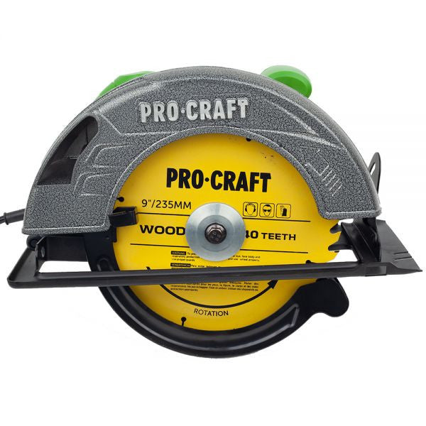 Circular electric de mana Procraft KR2830, 2.8 kW, 235 mm, 4500 rot/min