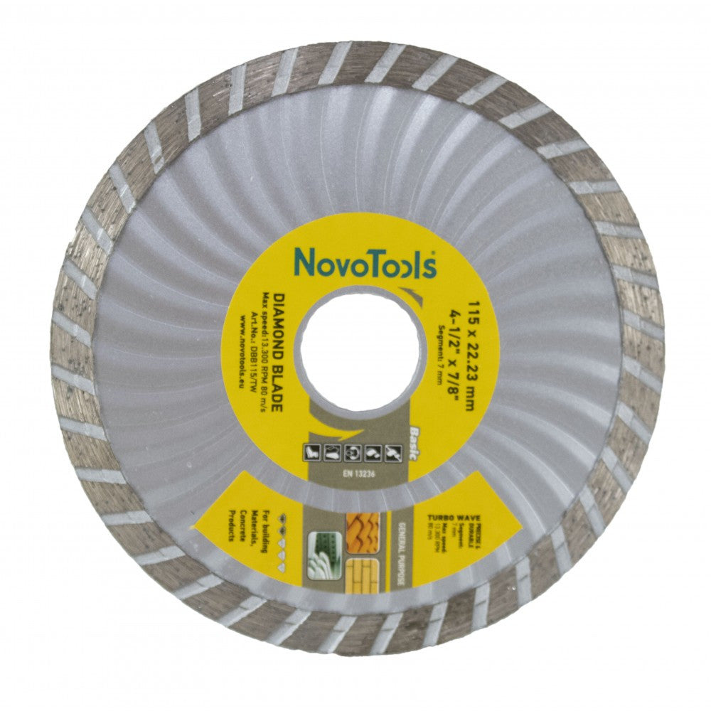 Disc Diamantat Basic 230x7x22.23 Turbo Wave NovoTools