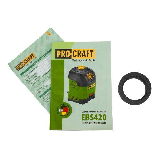 Masina pentru ascutirea burghielor Procraft EBS420, 95W, 1600RPM