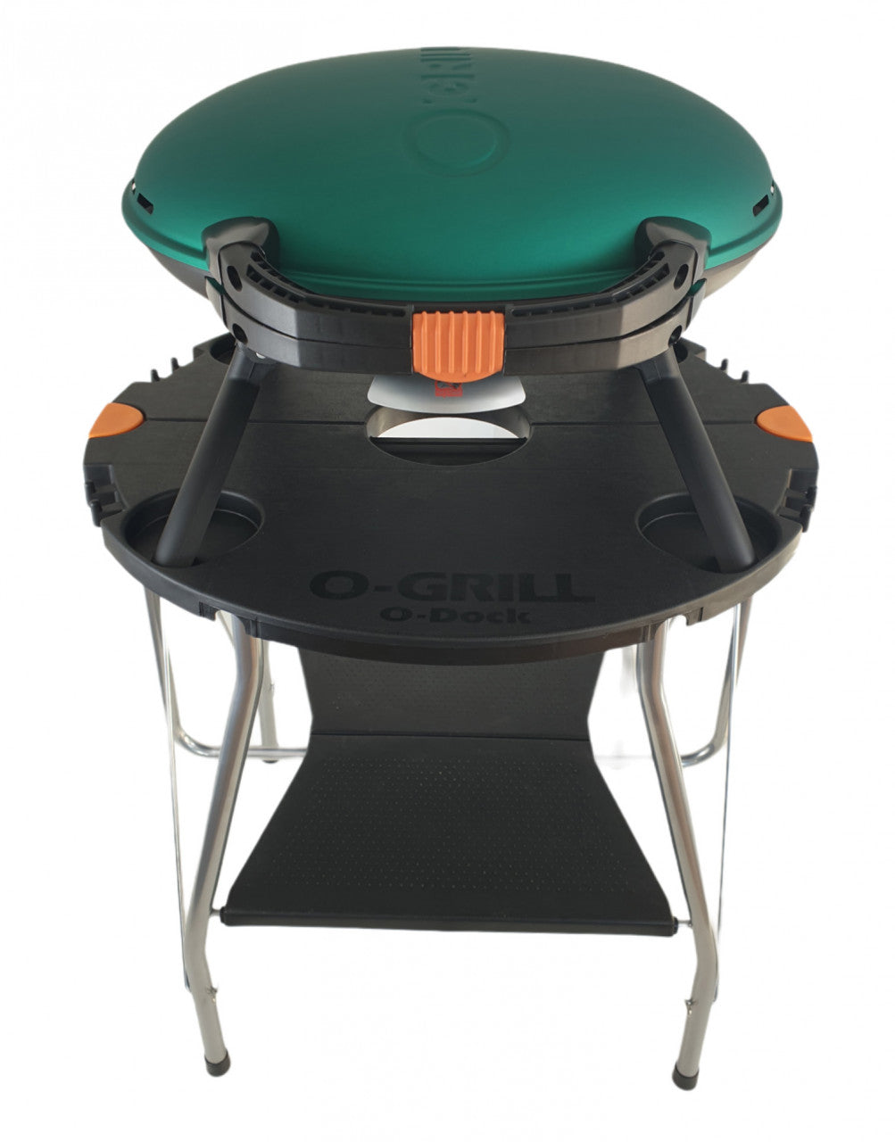 Gratar portabil pe gaz O-GRILL 600 VERDE alimentat la butelie