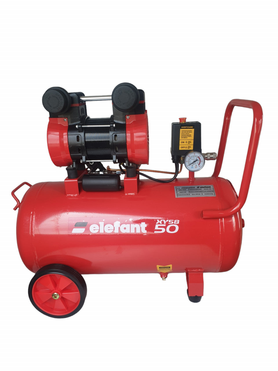 Compresor de aer Elefant XY5850, 50L, 2.3 CP, 220V, 8 bar